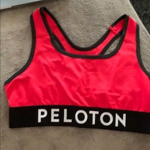 Peloton Red Sports Bra